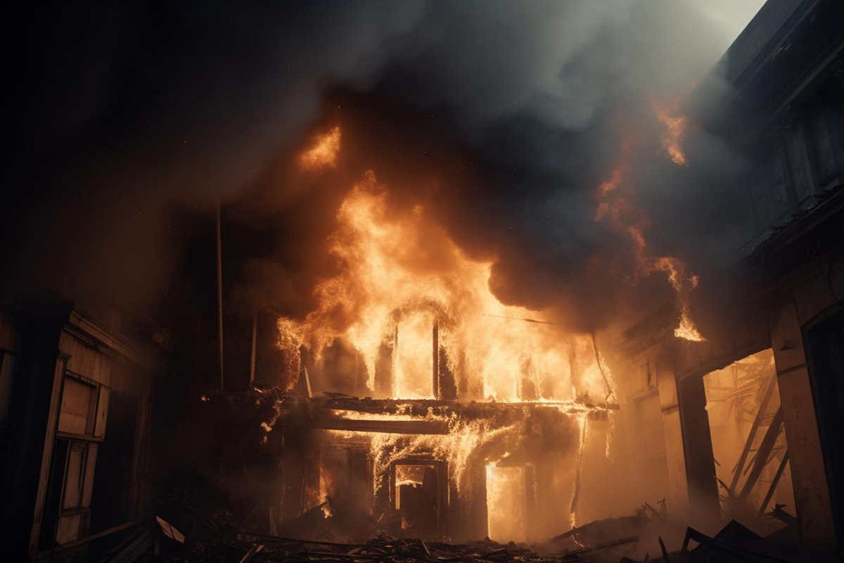 What to do when your property catches fire?